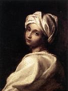 SIRANI, Elisabetta Portrait of Beatrice Cenci wr Norge oil painting reproduction